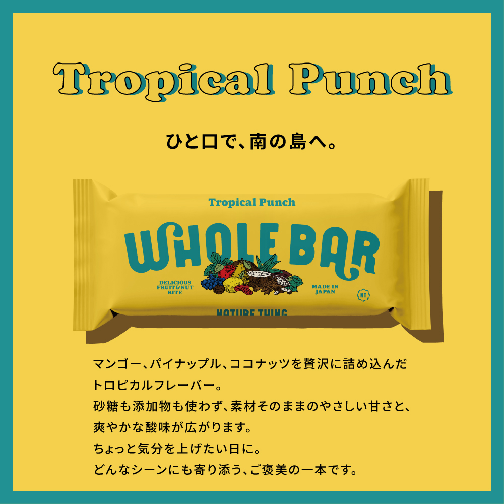 WHOLE BAR / 40g / NATURE THING