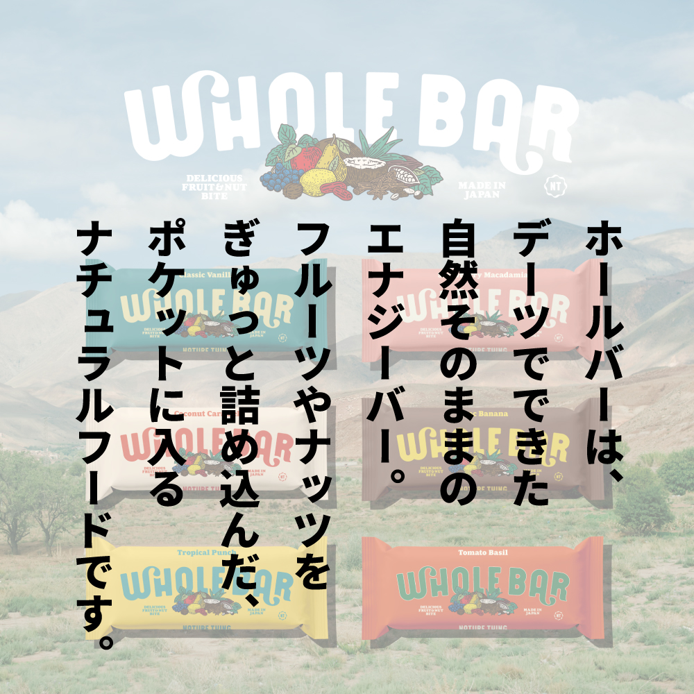 WHOLE BAR / 40g / NATURE THING