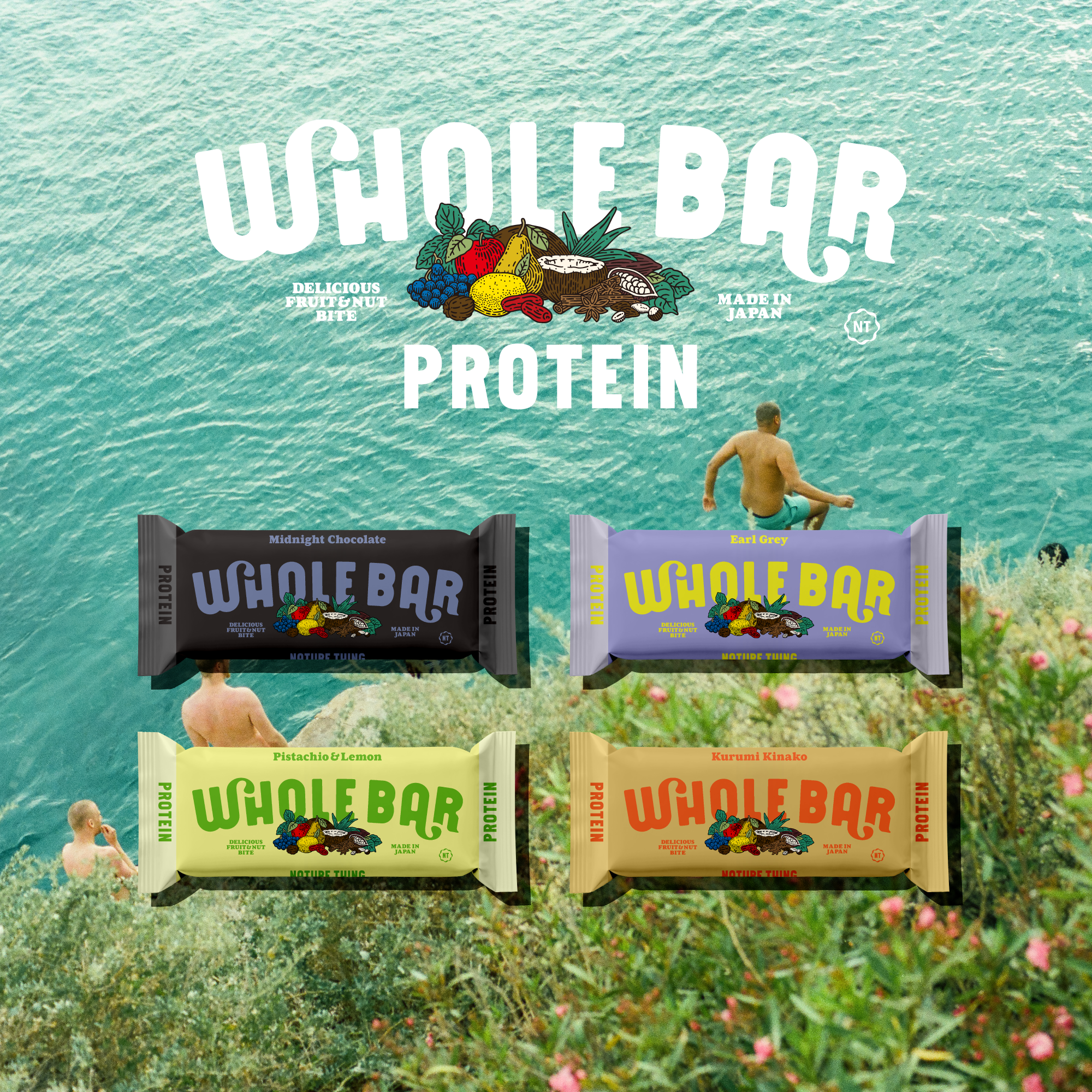WHOLE BAR Protein / 40g / NATURE THING