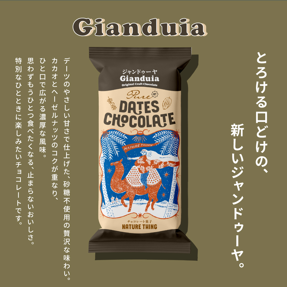 Pure Dates Chocolate / 35g /  NATURE THING
