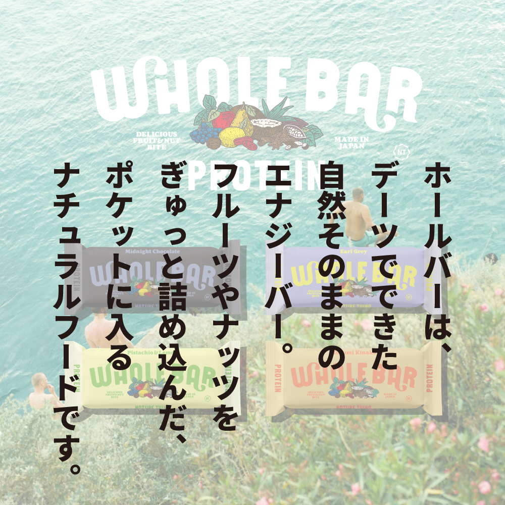 WHOLE BAR Protein / 40g / NATURE THING