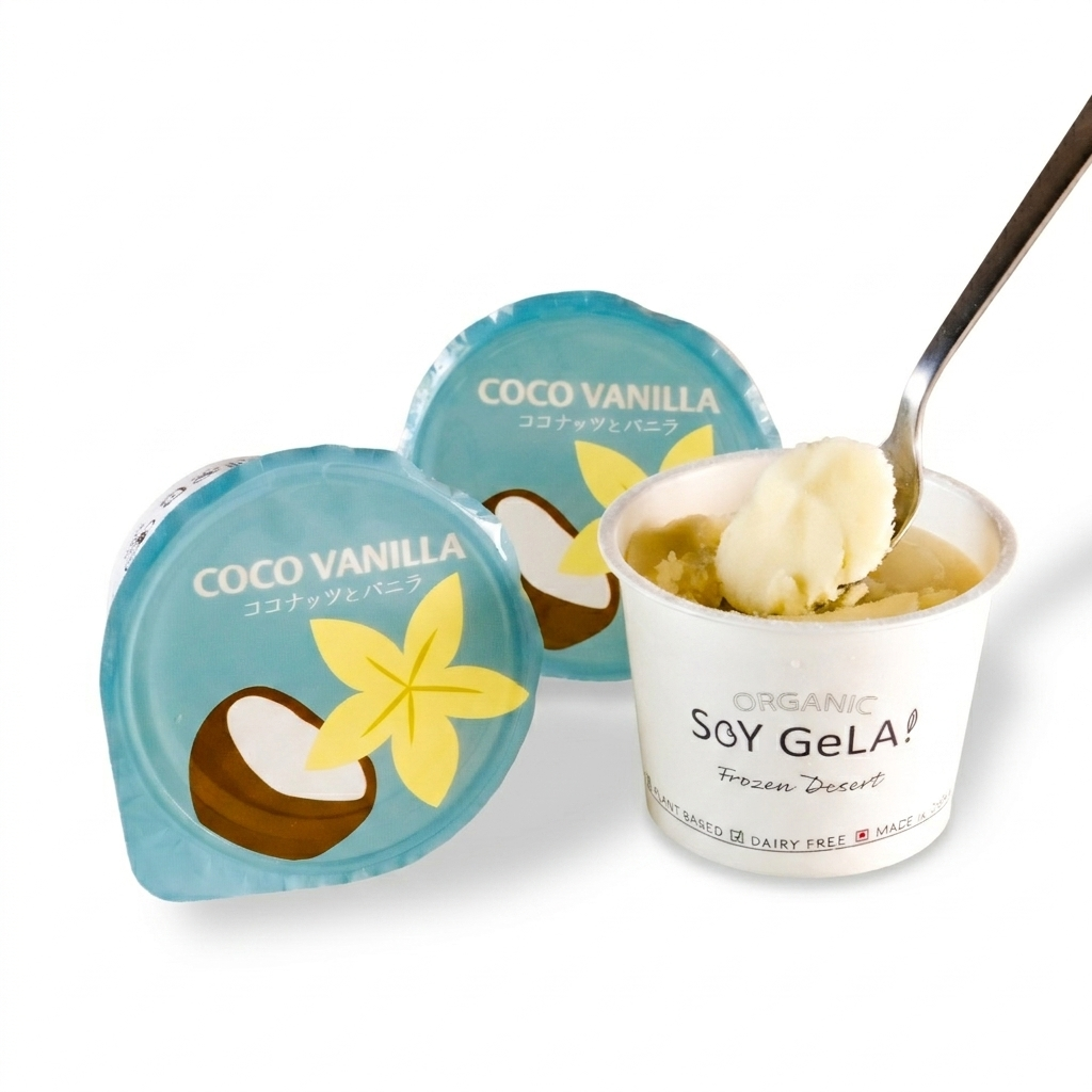SOY GeLA! オーガニック 豆乳アイス / ココバニラ / 100ml / 1000ml / 有機JAS