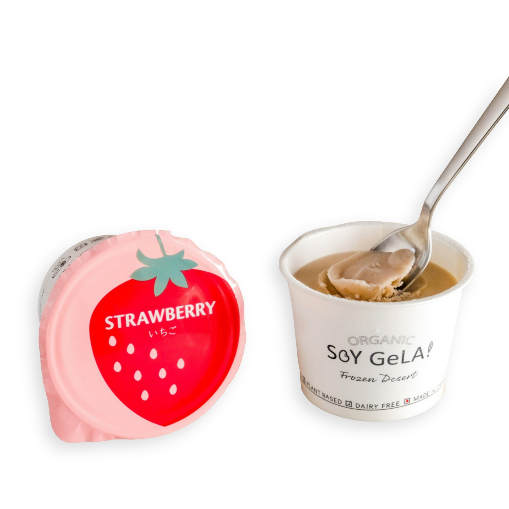SOY GeLA! オーガニック 豆乳アイス / ストロベリー / 100ml / 1000ml / 有機JAS
