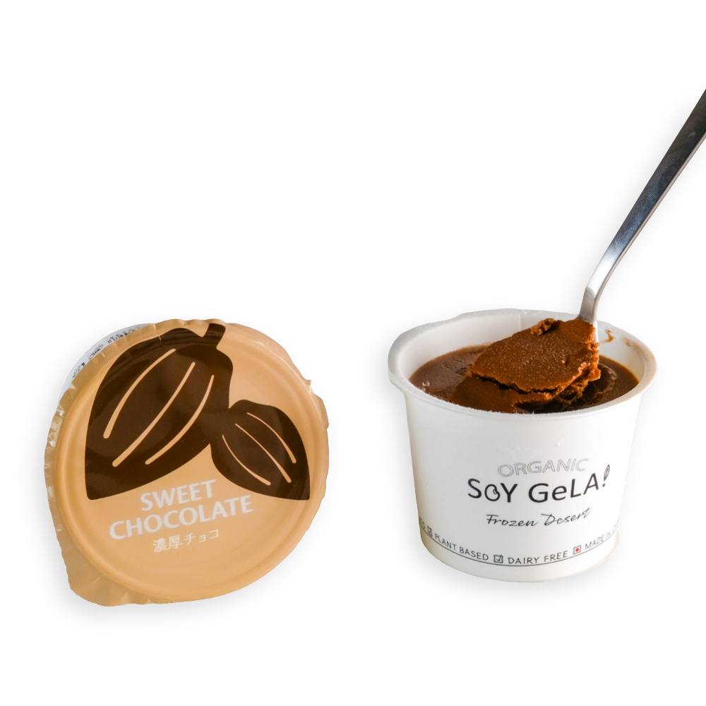 SOY GeLA! オーガニック 豆乳アイス / スイートチョコレート / 100ml / 1000ml / 有機JAS