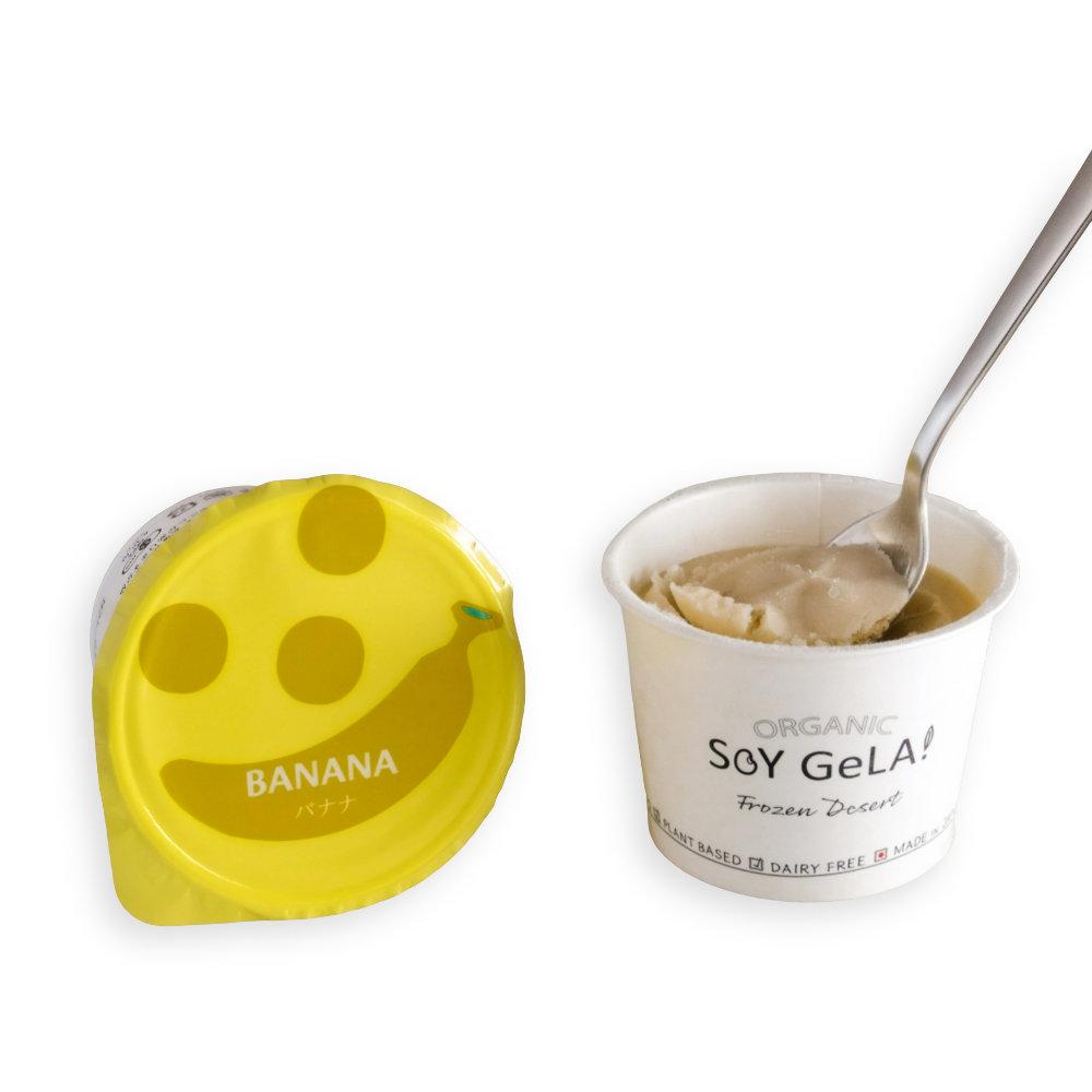 SOY GeLA! オーガニック 豆乳アイス / バナナ / 100ml / 1000ml / 有機JAS