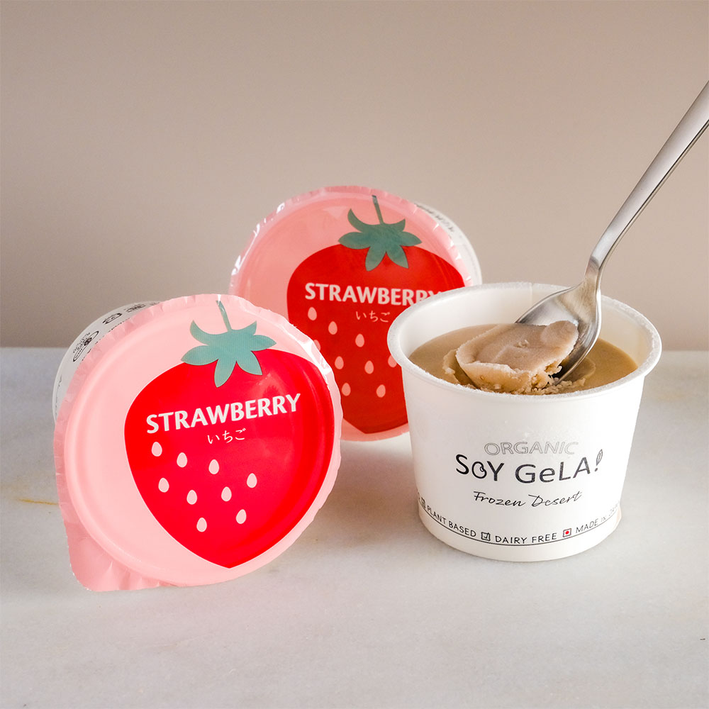 SOY GeLA! 豆乳アイス / ストロベリー / 100ml / 有機JAS