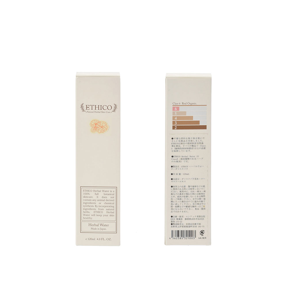 【30%off】【敏感肌・乾燥肌向け】ミストウォーター / ダマスクバラ / 120mL / ETHICO