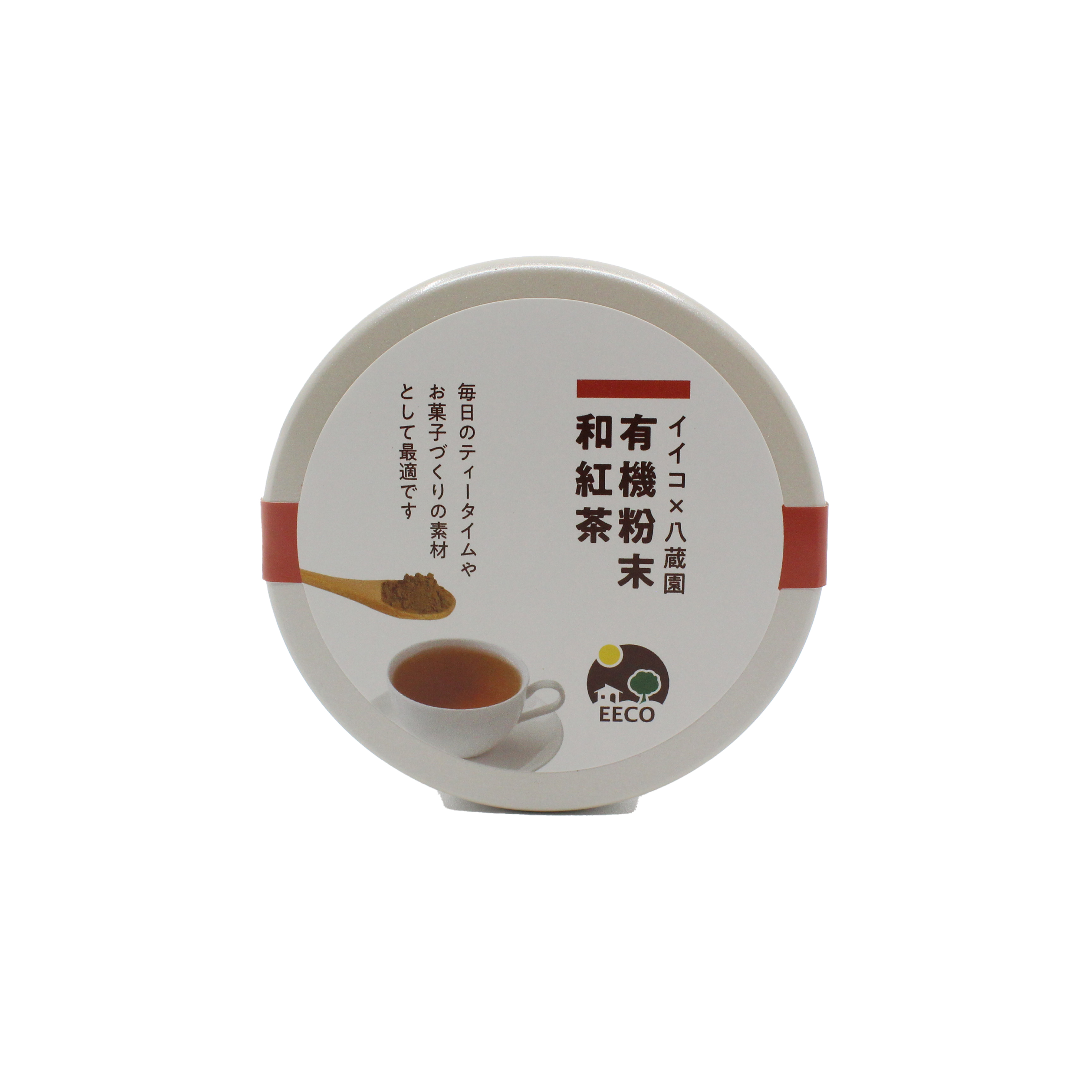 有機 粉末 紅茶 | 缶 | 80gg
