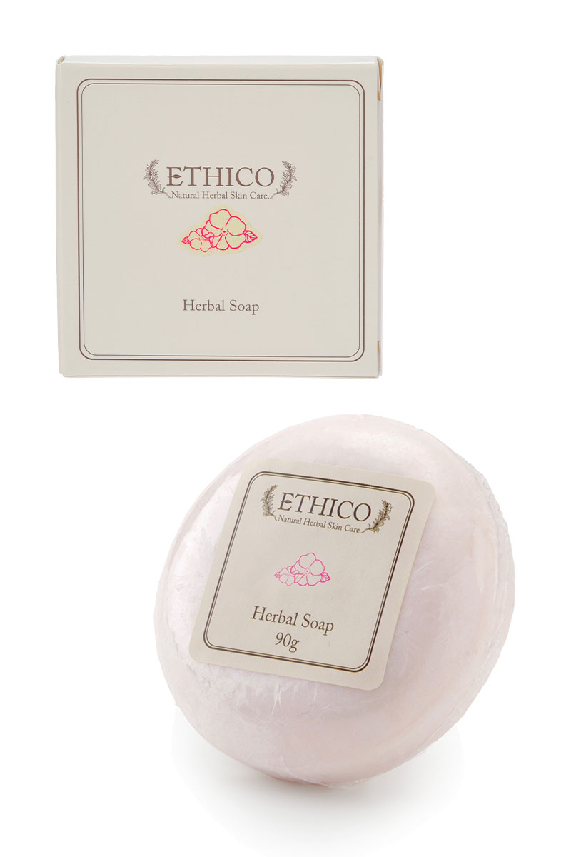 【乾燥肌向け】洗顔石鹸 / ハマナス / 90g / ETHICO